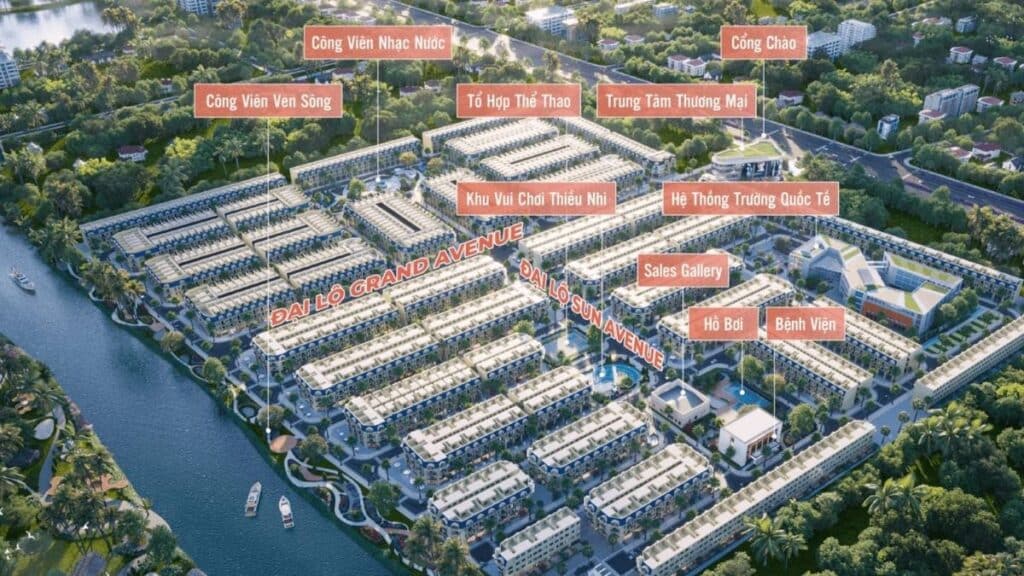 MẶT BẰNG QUY HOẠCH CHI TIẾT NHÀ PHỐ GENERA